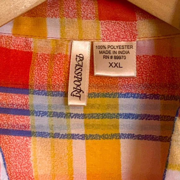 Sheer, light summer blouse, XXL - Picture 5 of 6